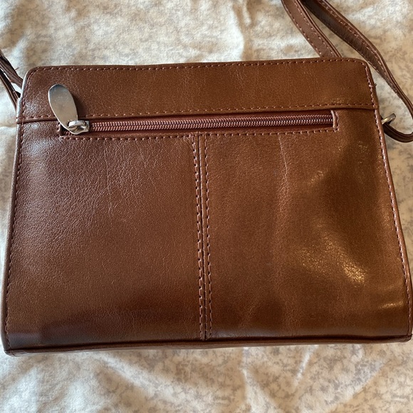 Ashwood crossbody bag brown leather purse  adjustable strap - Picture 2 of 6